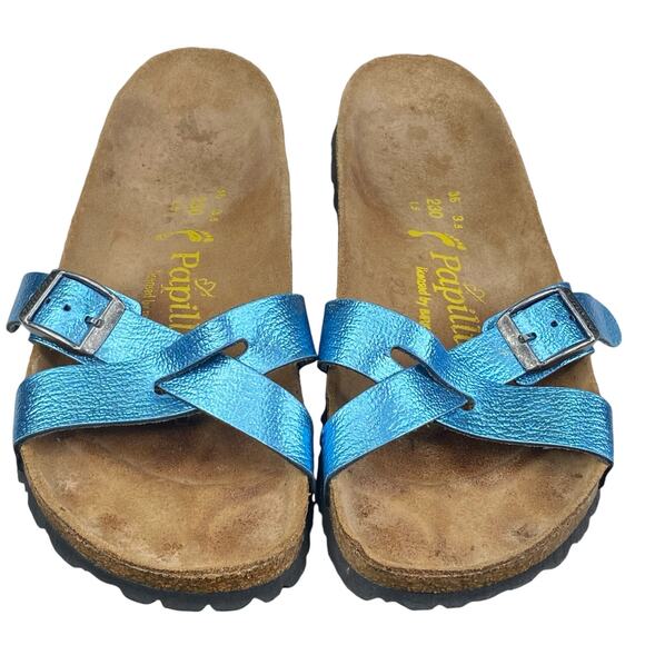 Papillio by Birkenstock Women’s Blue Slip On Sandal Size 36 US 5 - Picture 8 of 13